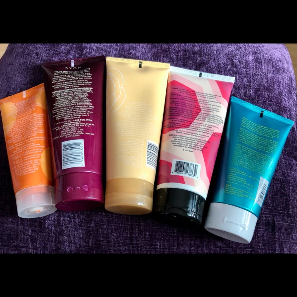 5 New Assortment of Avon Body Lotions - Picture 2 of 2